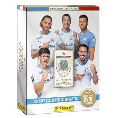 Panini Olympique de Marsella Trading Cards Estuche para coleccionista (125 años) Panini Olympique de Marsella Trading Cards Estuche para coleccionista (125 años)