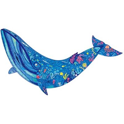 Hape - Puzzle de Suelo Brillante de Ballena 200 pzs Hape - Puzzle de Suelo Brillante de Ballena 200 pzs