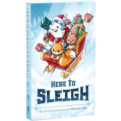 Asmodee Here To Sleigh, Expansión de Juego de Mesa, 2-4 Jugadores, más de 10 años, edición en Italiano Asmodee Here To Sleigh, Expansión de Juego de Mesa, 2-4 Jugadores, más de 10 años, edición en Italiano