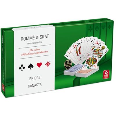 ASS Casete de Cartas: Skat, Rommé, Bridge, Canaster ASS Casete de Cartas: Skat, Rommé, Bridge, Canaster