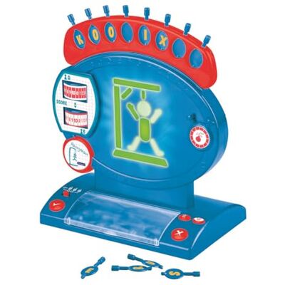 LEXIBOOK Juego de ahorcado electrónico, Juego de Mesa Infantil y Familiar, ortografía y Vocabulario, Efectos Luminosos y sonoros, 2 Jugadores, Azul/Rojo, LEXIBOOK Juego de ahorcado electrónico, Juego de Mesa Infantil y Familiar, ortografía y Vocabulario, Efectos Luminosos y sonoros, 2 Jugadores, Azul/Rojo,