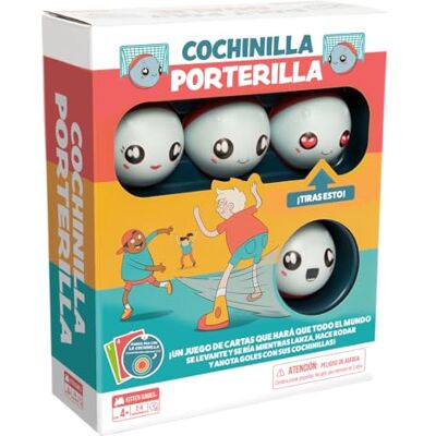 Asmodee Cochinilla Porterilla, Juego de Cartas y Acción con Cochinillas Blanditas para Niños y Familias, A Partir de 4 Años, De 2 a 6 Jugadores, 10 Minutos por Partida, Español Asmodee Cochinilla Porterilla, Juego de Cartas y Acción con Cochinillas Blanditas para Niños y Familias, A Partir de 4 Años, De 2 a 6 Jugadores, 10 Minutos por Partida, Español