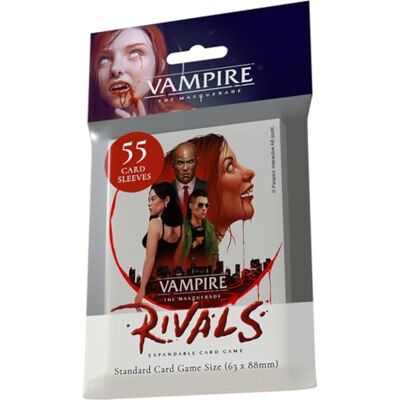 Renegade Game Studios Vampire: The Masquerade Rivals Library Deck Sleeves (55) Accesorio para Juegos de Cartas 2-4 Jugadores 30-70 Minutos Inglés Renegade Game Studios Vampire: The Masquerade Rivals Library Deck Sleeves (55) Accesorio para Juegos de Cartas 2-4 Jugadores 30-70 Minutos Inglés