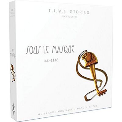 Asmodee Time Stories Space Cowboys, T.I.M.E Stories, Guión Bajo la máscara, Juego de Mesa, A Partir de 12 años, 2 a 4 Jugadores, 90 Minutos Asmodee Time Stories Space Cowboys, T.I.M.E Stories, Guión Bajo la máscara, Juego de Mesa, A Partir de 12 años, 2 a 4 Jugadores, 90 Minutos