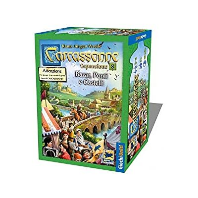 Giochi Uniti Carcassonne Expansión - Bazar, Puentes y Castillos - Juego de Mesa Giochi Uniti Carcassonne Expansión - Bazar, Puentes y Castillos - Juego de Mesa