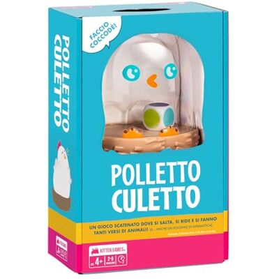 Asmodee Polletto Culetto, un Juego de Mesa de Exploding Kittens, 4+ años, 2-6 Jugadores, edición Italiana Asmodee Polletto Culetto, un Juego de Mesa de Exploding Kittens, 4+ años, 2-6 Jugadores, edición Italiana