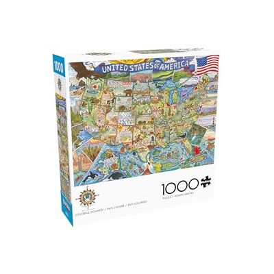 Buffalo Games Carrie Wagner Colorful Country Puzle de 1000 Piezas para Adultos Puzle desafiante Noches de Juegos El tamaño Final es de 68 x 50 cm Buffalo Games Carrie Wagner Colorful Country Puzle de 1000 Piezas para Adultos Puzle desafiante Noches de Juegos El tamaño Final es de 68 x 50 cm