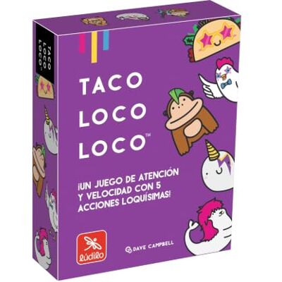 Ludilo Taco, Loco, Loco Juego de Cartas para Niños y Familias Juegos de Mesa para Niños +7 Años Juego de Mesa de Velocidad y Atención Juegos de Viaje Ludilo Taco, Loco, Loco Juego de Cartas para Niños y Familias Juegos de Mesa para Niños +7 Años Juego de Mesa de Velocidad y Atención Juegos de Viaje