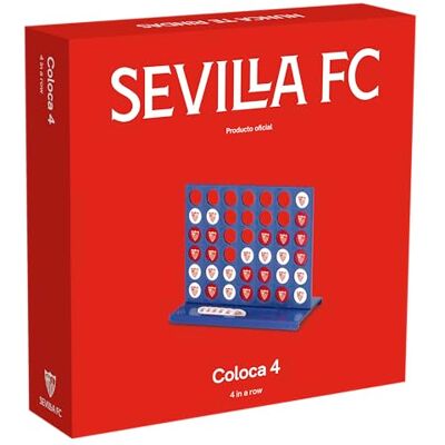 Falomir Coloca 4 Sevilla FC, Estimula Pensamiento Lógico, Refuerza Atención y Estrategia, para 6 años en adelante Falomir Coloca 4 Sevilla FC, Estimula Pensamiento Lógico, Refuerza Atención y Estrategia, para 6 años en adelante