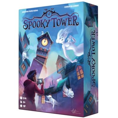 Asmodee Spooky Tower, Juego de Mesa Cooperativo de Construcción 3D y Caza de Fantasmas, Mecánica de Luz Mágica, A Partir de 8 Años, De 2 a 4 Jugadores, 20-30 Minutos por Partida, Versión en Español Asmodee Spooky Tower, Juego de Mesa Cooperativo de Construcción 3D y Caza de Fantasmas, Mecánica de Luz Mágica, A Partir de 8 Años, De 2 a 4 Jugadores, 20-30 Minutos por Partida, Versión en Español