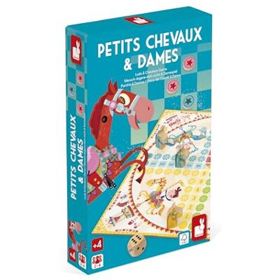 Janod Juego de los Caballitos + Juego de Damas 2 Juegos en 1 Juegos clásicos Fiestas de cumpleaños A Partir de 4 años Janod Juego de los Caballitos + Juego de Damas 2 Juegos en 1 Juegos clásicos Fiestas de cumpleaños A Partir de 4 años