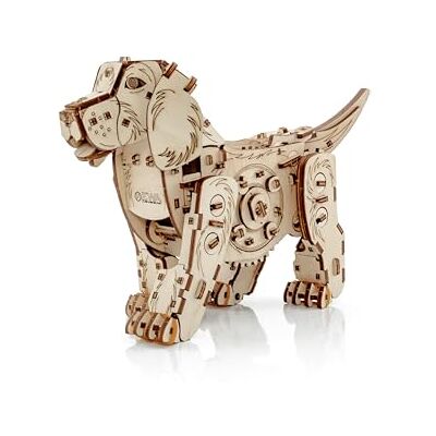 ART Perro Puzzle 3D mecánico de Madera Puzzle para Adultos y Adolescentes Montaje sin Pegamento 220 Piezas ART Perro Puzzle 3D mecánico de Madera Puzzle para Adultos y Adolescentes Montaje sin Pegamento 220 Piezas