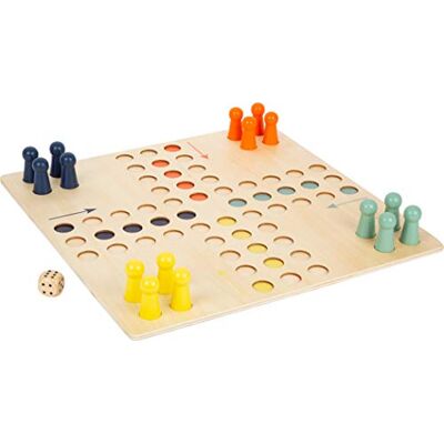 small foot Ludo XL de Madera para 4 Jugadores. Juego de Mesa para Toda la Familia a Partir de los 4 años small foot Ludo XL de Madera para 4 Jugadores. Juego de Mesa para Toda la Familia a Partir de los 4 años