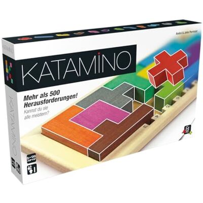Gigamic , Katamino Juego Familiar de Madera (1 a 2 Jugadores, a Partir de 8 años o más 10 Minutos Alemán Multicolor Gigamic , Katamino Juego Familiar de Madera (1 a 2 Jugadores, a Partir de 8 años o más 10 Minutos Alemán Multicolor