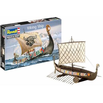 Revell Maqueta Viking Ship, Kit Modello, Escala 1:50 (5403) (05403) Revell Maqueta Viking Ship, Kit Modello, Escala 1:50 (5403) (05403)