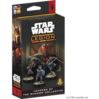 Asmodee Star Wars: Legion Leaders of The Shadow Collective, Pack de Líderes con Maul, Gar Saxon y Rook Kast, A Partir de 14 años, 2 Jugadores, 60-120 Min, Español, Alemán, Inglés, Francés Asmodee Star Wars: Legion Leaders of The Shadow Collective, Pack de Líderes con Maul, Gar Saxon y Rook Kast, A Partir de 14 años, 2 Jugadores, 60-120 Min, Español, Alemán, Inglés, Francés