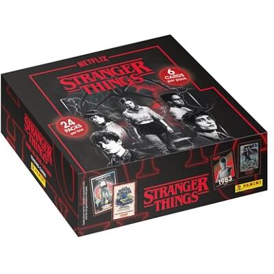 Panini Stranger Things Trading Cards Caja de 24 Fundas Panini Stranger Things Trading Cards Caja de 24 Fundas