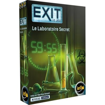 IELLO Jeu de société Exit Le laboratoire secret IELLO Jeu de société Exit Le laboratoire secret