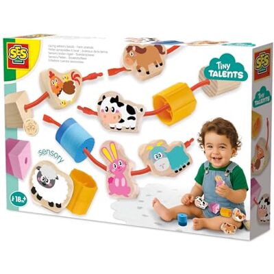 Creative Tiny Talents Perlas Sensory Animales de Granja Juguetes sensoriales Juguetes Montessori a Partir de 1 año Cadena Segura A Partir de 18 Meses Creative Tiny Talents Perlas Sensory Animales de Granja Juguetes sensoriales Juguetes Montessori a Partir de 1 año Cadena Segura A Partir de 18 Meses