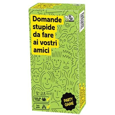 Asmodee Preguntas estupidas para Hacer a Tus Amigos, Juego de Mesa, a Partir de 12 años, 3-8 Jugadores, edición en Italiano Asmodee Preguntas estupidas para Hacer a Tus Amigos, Juego de Mesa, a Partir de 12 años, 3-8 Jugadores, edición en Italiano