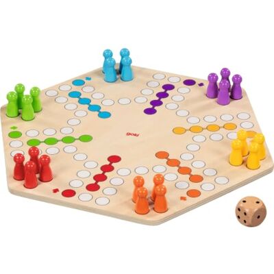 Goki Ludo für bis zu 6 Spieler, beidseitig Bedruckt Goki Ludo für bis zu 6 Spieler, beidseitig Bedruckt