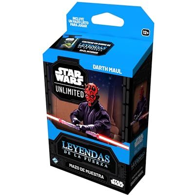 Fantasy Flight Games Asmodee FFG Star Wars Unlimited Juego De Cartas Coleccionables Leyendas de la Fuerza Mazo de Muestra Darth Maul Cartas exclusivas A Partir de 12 años, 2+ Jugadores Español Fantasy Flight Games Asmodee FFG Star Wars Unlimited Juego De Cartas Coleccionables Leyendas de la Fuerza Mazo de Muestra Darth Maul Cartas exclusivas A Partir de 12 años, 2+ Jugadores Español