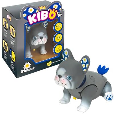 Rocco Giocattoli Kibo Flower Bulldog Francés Interactivo, para niños a Partir de 5 años, Dos Modos de Juego Rocco Giocattoli Kibo Flower Bulldog Francés Interactivo, para niños a Partir de 5 años, Dos Modos de Juego