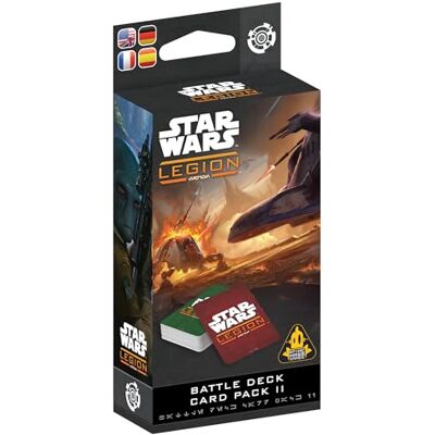 Asmodee , Star Wars: Legion Battle Deck Card Pack II (Juego de Cartas de Batalla II), versión DE, extensión de Mesa para 2 Jugadores a Partir de 14 años con 120-180 Minutos de Tiempo de reproducción Asmodee , Star Wars: Legion Battle Deck Card Pack II (Juego de Cartas de Batalla II), versión DE, extensión de Mesa para 2 Jugadores a Partir de 14 años con 120-180 Minutos de Tiempo de reproducción