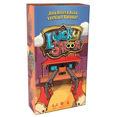 Topi Games Lucky Saloon, Juego de Mesa, A Partir de 10 Años Topi Games Lucky Saloon, Juego de Mesa, A Partir de 10 Años