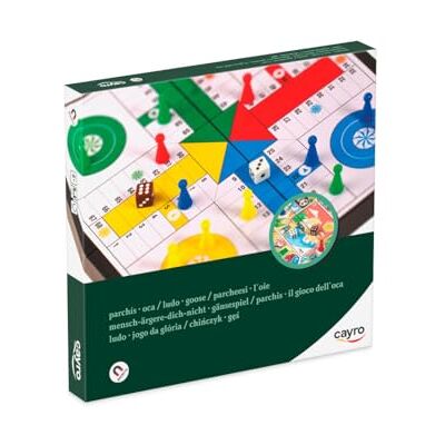 Cayro Parchís Oca Magnético 2 en 1 Juego de Mesa Portátil con Fichas Imantadas para Viajes Fácil de Transportar Juego Educativo para Niños y Adultos Incluye Fichas y Dados Cayro Parchís Oca Magnético 2 en 1 Juego de Mesa Portátil con Fichas Imantadas para Viajes Fácil de Transportar Juego Educativo para Niños y Adultos Incluye Fichas y Dados