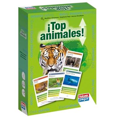 Falomir Top Animales Aventura de Conocimiento Faunístico para 2-5 Jugadores (Edad 8+) Falomir Top Animales Aventura de Conocimiento Faunístico para 2-5 Jugadores (Edad 8+)