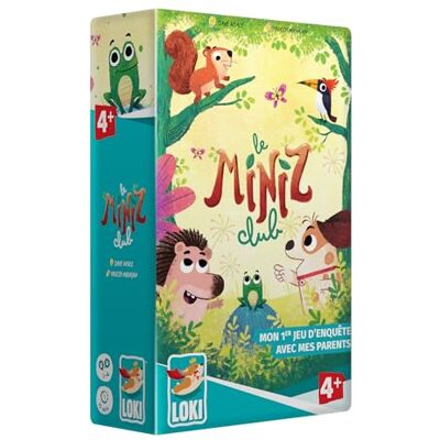 IELLO Loki Le MiniZ Club – Versión Francesa – Mi Primer Juego de investigación cooperativa narrativa – lógica & observación – 1 a 4 Jugadores – 15 min – 4 años y más IELLO Loki Le MiniZ Club – Versión Francesa – Mi Primer Juego de investigación cooperativa narrativa – lógica & observación – 1 a 4 Jugadores – 15 min – 4 años y más
