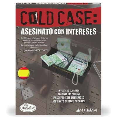 ThinkFun Scape Room Cold Case 3 Juegos De Mesa Adulto Caso Policial para Resolver Escape Room Juego De Mesa Resuelve El Crimen Edición En Español ThinkFun Scape Room Cold Case 3 Juegos De Mesa Adulto Caso Policial para Resolver Escape Room Juego De Mesa Resuelve El Crimen Edición En Español