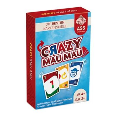 ASS Altenburger Crazy MAU MAU, Rojo y Multicolor ASS Altenburger Crazy MAU MAU, Rojo y Multicolor