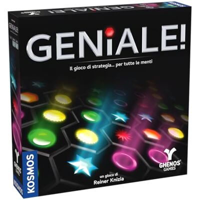 Ghenos Games Genial! Juego de Estrategia para Todas Las Mentes, a Partir de 8 años, 2-4 Jugadores, 45 Minutos Ghenos Games Genial! Juego de Estrategia para Todas Las Mentes, a Partir de 8 años, 2-4 Jugadores, 45 Minutos