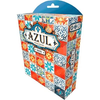 Asmodee Azul Mini, Juego de Mesa de Estrategia y Colocación de Losetas en Formato Portátil de Viaje, A Partir de 8 Años, De 2 a 4 Jugadores, 30-45 Minutos por Partida, Español Asmodee Azul Mini, Juego de Mesa de Estrategia y Colocación de Losetas en Formato Portátil de Viaje, A Partir de 8 Años, De 2 a 4 Jugadores, 30-45 Minutos por Partida, Español