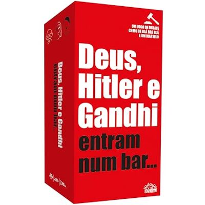 Creative Deus Hitler Gandhi Entram Num Bar Jogo Mesa Debate com Humor Inteligente em Papel Laminado Cartas de Estratégia e Retórica Presente Original para Festas Creative Deus Hitler Gandhi Entram Num Bar Jogo Mesa Debate com Humor Inteligente em Papel Laminado Cartas de Estratégia e Retórica Presente Original para Festas