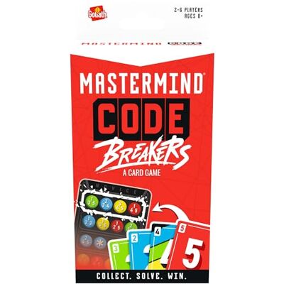 Goliath Mastermind Code Breakers Un Juego de Cartas Desde 8 Años Descifrad 5 códigos secretos para ganar entre amigos 3 niveles de dificultad formato viaje 2 a 6 jugadores Goliath Mastermind Code Breakers Un Juego de Cartas Desde 8 Años Descifrad 5 códigos secretos para ganar entre amigos 3 niveles de dificultad formato viaje 2 a 6 jugadores