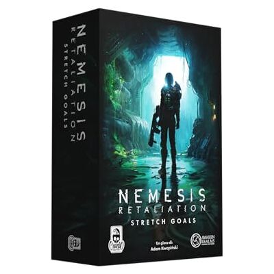 Cranio Creations Nemesis, Retaliation: Stretch Goals Box Amplía tu Nemesis Retaliation! 1-5 Jugadores 120 min Juego para Expertos Expansiones A Partir de 14 años Edición en Idioma Cranio Creations Nemesis, Retaliation: Stretch Goals Box Amplía tu Nemesis Retaliation! 1-5 Jugadores 120 min Juego para Expertos Expansiones A Partir de 14 años Edición en Idioma
