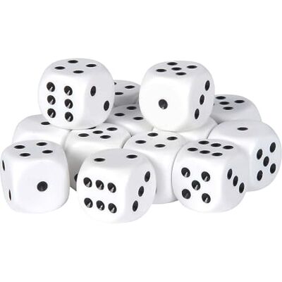 noris Spiele Juego de Dados (15 Unidades), Color Blanco (versión en alemán) noris Spiele Juego de Dados (15 Unidades), Color Blanco (versión en alemán)