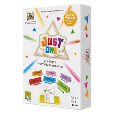 Asmodee Just One, Juego para Fiestas Cooperativo, Adivina en Grupo, A Partir de 8 Años, De 3 a 7 Jugadores, 20 Minutos por Partida, Español Asmodee Just One, Juego para Fiestas Cooperativo, Adivina en Grupo, A Partir de 8 Años, De 3 a 7 Jugadores, 20 Minutos por Partida, Español