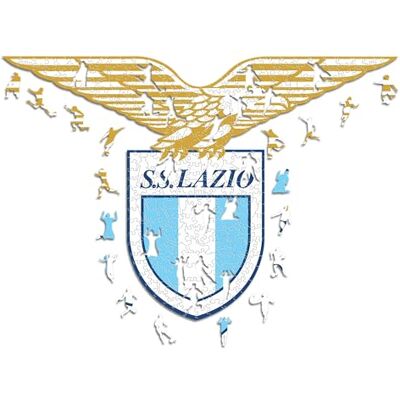 Iconic Lazio Logo Puzzle de Madera - 500 Piezas Iconic Lazio Logo Puzzle de Madera - 500 Piezas