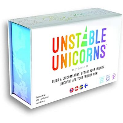 Asmodee Unicornios inestables Juego de Cartas (nórdico) () Asmodee Unicornios inestables Juego de Cartas (nórdico) ()