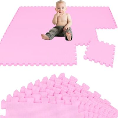 LittleTom 18 Piezas Alfombra Bebé Desde el Primer Mes 30x30 Colchoneta de Espuma EVA Acolchada Superficie Puzzle Antideslizante para Niños Pequeños Suelo Protector para la Habitación Infantil LittleTom 18 Piezas Alfombra Bebé Desde el Primer Mes 30x30 Colchoneta de Espuma EVA Acolchada Superficie Puzzle Antideslizante para Niños Pequeños Suelo Protector para la Habitación Infantil