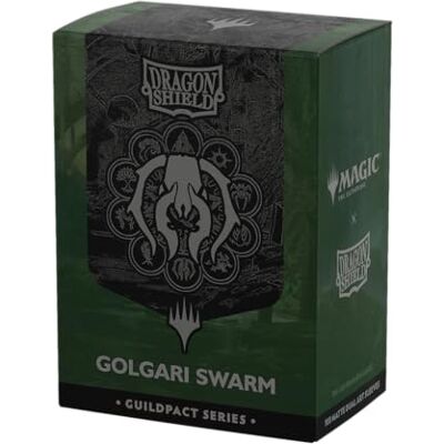 Dragon Mangas de doble tipo mate MTG Guildpact Series 100 CT Smooth & Tough Premium TCG Sleeves Compatible con Pokemon, Flesh & Blood, One Piece & Magic the Gathering Golgari Swarm Dragon Mangas de doble tipo mate MTG Guildpact Series 100 CT Smooth & Tough Premium TCG Sleeves Compatible con Pokemon, Flesh & Blood, One Piece & Magic the Gathering Golgari Swarm