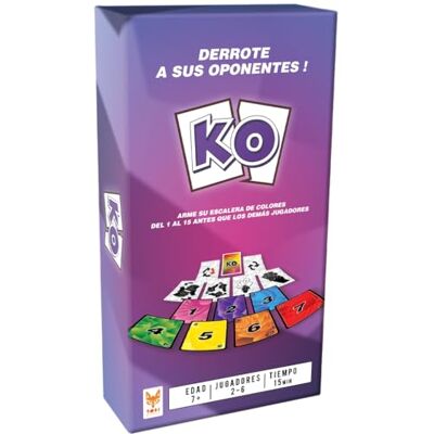 Topi Games K.O., Juego de Mesa, A Partir de 7 Años, De 2 a 8 Jugadores 15 Minutos por Partida, Español Topi Games K.O., Juego de Mesa, A Partir de 7 Años, De 2 a 8 Jugadores 15 Minutos por Partida, Español