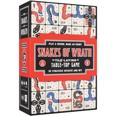 USAopoly Snakes of Wrath Juego de Mesa, Estrategia de Losetas para 2 2 jugadores, 15-20 min, 8+; construye, hiere, cura o roba serpientes con losetas de doble cara. USAopoly Snakes of Wrath Juego de Mesa, Estrategia de Losetas para 2 2 jugadores, 15-20 min, 8+; construye, hiere, cura o roba serpientes con losetas de doble cara.