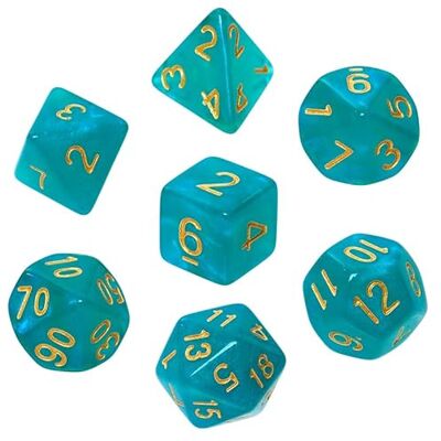 Asmodee Juego de Dados REBEL RPG Piedras de la Luna Jaspe Asmodee Juego de Dados REBEL RPG Piedras de la Luna Jaspe