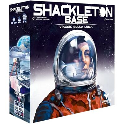 Ghenos Games Shackleton Base: Viaje a la Luna Juego de Mesa de Estrategia Expande tu Agencia Espacial en la Luna 1-4 Jugadores 14+ Años 60-120 Minutos Ghenos Games Shackleton Base: Viaje a la Luna Juego de Mesa de Estrategia Expande tu Agencia Espacial en la Luna 1-4 Jugadores 14+ Años 60-120 Minutos