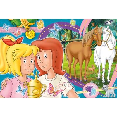 Schmidt Spiele Puzzle Bibi Blocksberg/Bibi & Tina Tina de la Suerte de los Caballos, 100 Piezas, Multicolor Schmidt Spiele Puzzle Bibi Blocksberg/Bibi & Tina Tina de la Suerte de los Caballos, 100 Piezas, Multicolor